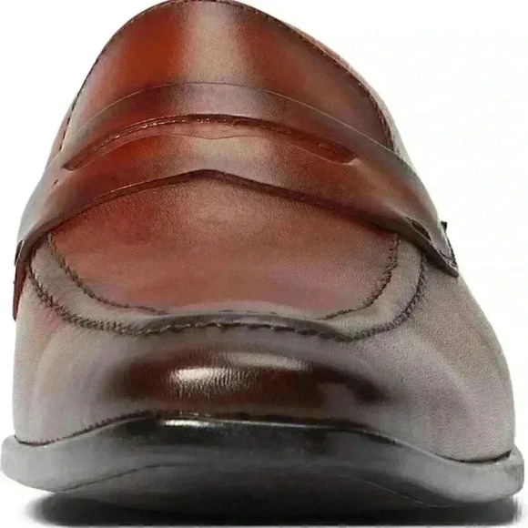 Blanco Garcia Bradon Penny Loafer Whiskey Bronze size 8 M (Hand made) BRAND NEW - Picture 2 of 7